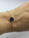 Druzy Bracelets in Rose Gold, Silver, or gold.