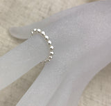Tiny pearl bridesmaid gift ring