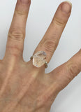 Herkimer diamond ring