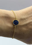 Druzy Bracelets in Rose Gold, Silver, or gold.