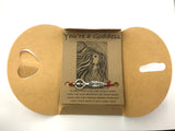 You're A Goddess Wish Bracelet, Hemp cord bracelet, sweet, bff, girlfriend, bridesmaid gift, stocking stuffer,