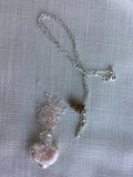 Salt necklace, foodie jewelry, gourmet necklace, Himalayan pink salt