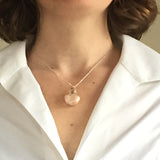 Salt necklace, foodie jewelry, gourmet necklace, Himalayan pink salt