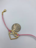 Heart and Infinity Symbol Bracelet, string bracelet, polyamory, many loves, infinite love bracelet, boho bracelet, forever love poly jewelry