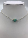 January Birthstone necklace,  garnet necklace, garnet, periodot, turquoise, amethyst, aquamarine, boho