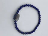 Blue Druzy and lapis lazuli bracelet, druzy beaded bracelet, layering bracelet, boho jewelry, lapis bracelet, druzy bracelet, drusy jewelry