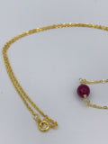 January Birthstone necklace,  garnet necklace, garnet, periodot, turquoise, amethyst, aquamarine, boho