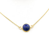 lapis lazuli choker, lapis necklace, Rose gold choker, Rose gold necklace, Boho jewelry, Layering Choker necklace, Petite, Bridesmaid