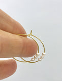 gold hoop earrings, silver hoop earrings, small hoops, pearl earrings, boho hoop earrings, silver hoops,