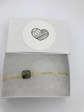 Pyrite bracelet, gold pyrite bracelet, crystal choker,  pyrite choker dainty, boho choker necklace,