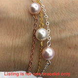Pearl and Rose Gold Bracelet