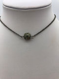 Pyrite choker, gold choker necklace, pyrite bracelet crystal choker,  pyrite choker dainty, boho choker necklace,