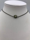 Pyrite choker, gold choker necklace, pyrite bracelet crystal choker,  pyrite choker dainty, boho choker necklace,