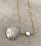 Coin pearl choker necklace, bridesmaid choker, bridesmaid gift, boho layered choker,