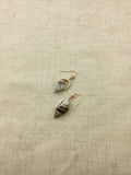 Real shell earrings in rose gold, gold or silver, shell jewelry, beach jewelry, summer earrings, boho jewelry, rose gold jewellery,