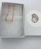 Layered choker, raw crystal moonstone Choker in Rose gold, gold or silver, moonstone necklace, layering choker,