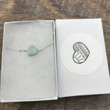 Raw birthstone, Layered choker, raw crystal aquamarine, Choker in Rose gold, gold or silver, aquamarine necklace, layering choker,