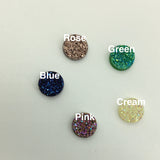 Dainty druzy necklace in Rose gold, gold or silver