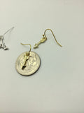 Tiny boho arrow earrings in gold or silver, cute earrings