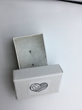 Tiny stud earrings in black gunmetal, gold, silver, rose gold or bronze perfect gift for her,