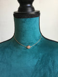 Druzy choker, Druzy necklace, Rose gold choker, Rose gold necklace, Boho jewelry, Layering Choker necklace, Petite, Rosegold, Bridesmaid