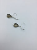 Smoky topaz  earrings, drop earrings, crystal earrings, faceted crystal earrings,