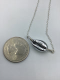 Shell necklace, cowrie shell choker, silver shell jewelry, summer necklace, beach choker