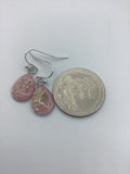 Botanical earrings, pressed flower jewelry, summer earrings, dried flower earrings, pretty and pressed