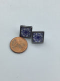 Blue earrings, tile earrings, boho jewelry, Portugal tile, gifts for her, jewelry, handmade, white, birthday gift, boho earrings