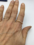 Freshwater peach pearl ring, tiny pearl ring, bridesmaid gift, mothers day gift, rice pearl ring, dainty pearl ring, pearl jewelry, bridal