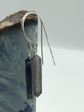 Sterling silver crystal earrings, electroplated crystal earrings, cute earrings, boho jewelry