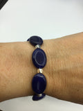 lapis lazuli bracelet, beaded bracelet, layering bracelet, boho jewelry, lapis bracelet, druzy bracelet, drusy jewelry