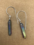 Sterling silver crystal earrings, electroplated crystal earrings, cute earrings, boho jewelry