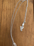 Squid Necklace, Silver Squid Necklace, Squid Jewelry