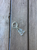 Tiny Aquamarine Earrings, dainty drop Aquamarine Earrings, march birthstone, birthday gift, BFF, mom, gift for her, blue stone,