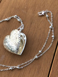Heart Locket, Photo Locket, Mother's Day Gift, vintage look locket