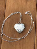Heart Locket, Photo Locket, Mother's Day Gift, vintage look locket
