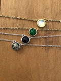 lapis lazuli choker, malachite, opalite, green agate, Rose quartz necklace, Boho jewelry, black agate, Layering Choker, Petite, Bridesmaid