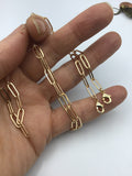 Paperclip modular chain, multi chain necklace, bracelet, choker all in one chain great gift