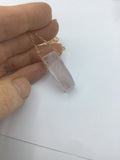 Rose quartz necklace, Rose gold Necklace, gemstone, bridal jewelry, best friend gift,  valentine, boho jewelry, pink stone necklace