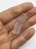 Rose quartz necklace, Rose gold Necklace, gemstone, bridal jewelry, best friend gift,  valentine, boho jewelry, pink stone necklace