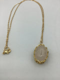gold rose quartz necklace, gold necklace, rose quartz necklace, blush pink, bridesmaid necklace, bridesmaid gift, gold,