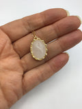 gold rose quartz necklace, gold necklace, rose quartz necklace, blush pink, bridesmaid necklace, bridesmaid gift, gold,