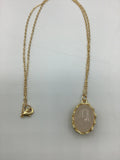 gold rose quartz necklace, gold necklace, rose quartz necklace, blush pink, bridesmaid necklace, bridesmaid gift, gold,