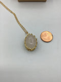 gold rose quartz necklace, gold necklace, rose quartz necklace, blush pink, bridesmaid necklace, bridesmaid gift, gold,