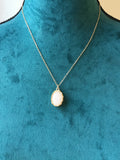 gold rose quartz necklace, gold necklace, rose quartz necklace, blush pink, bridesmaid necklace, bridesmaid gift, gold,