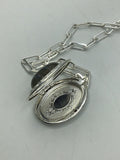 Rose quartz Locket, Labradorite locket, Oval Silver or Gold Locket with Rose quartz or labradorite