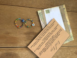 2 Evil eye rings, his and her jewelry, under 15 gift, evil eye rings, protection jewelry, gift idea,