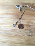 Evil eye necklace in gold or silver, perfect gift, protection jewelry, gift for bff, gift for mom,