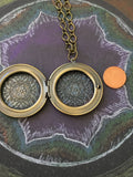 Bronze locket, with choose your chain, great gift idea, personalized photo locket, keepsake jewelry, photo keepsake,